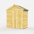 6ft x 4ft Apex Security Shed
