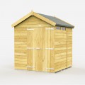 6ft x 7ft Apex Security Shed