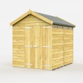 6ft x 8ft Apex Security Shed