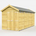 7ft x 16ft Apex Security Shed