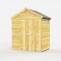 7ft x 4ft Apex Security Shed