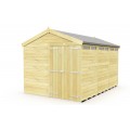 8ft x 12ft Apex Security Shed