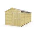 8ft x 18ft Apex Security Shed