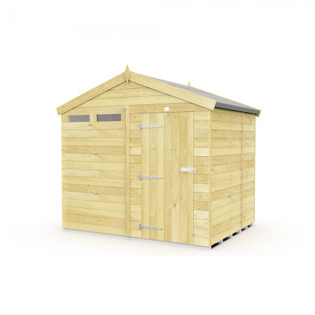 8ft x 5ft Apex Security Shed