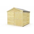 8ft x 6ft Apex Security Shed