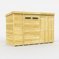 10ft x 4ft Pent Security Shed