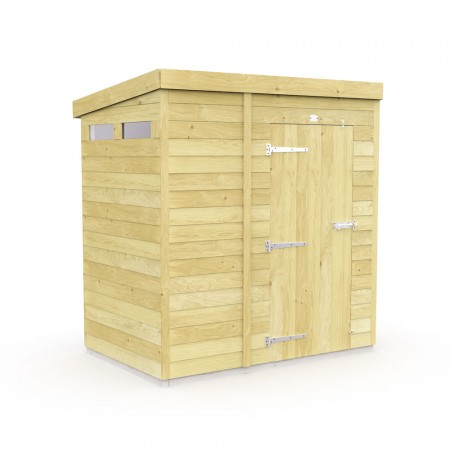 6ft x 4ft Pent Security Shed