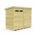 8ft x 4ft Pent Security Shed