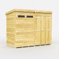 8ft x 4ft Pent Security Shed