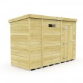 9ft x 4ft Pent Security Shed