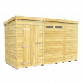 11ft x 5ft Pent Security Shed