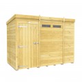 9ft x 5ft Pent Security Shed