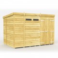 10ft x 6ft Pent Security Shed