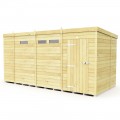 13ft x 6ft Pent Security Shed