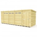 18ft x 6ft Pent Security Shed