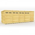 20ft x 6ft Pent Security Shed