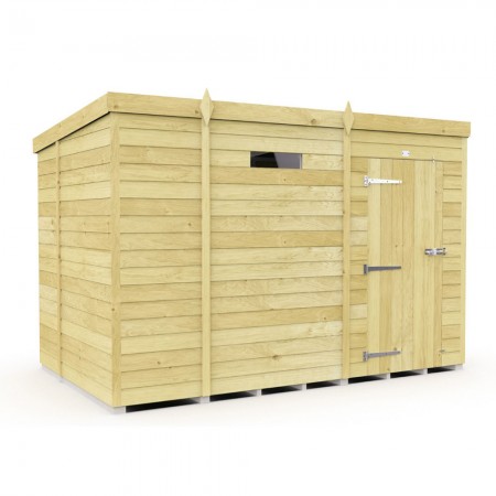 9ft x 6ft Pent Security Shed
