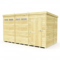 12ft x 7ft Pent Security Shed