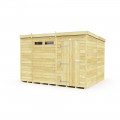 10ft x 8ft Pent Security Shed