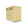 4ft x 8ft Pent Security Shed