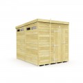 6ft x 8ft Pent Security Shed