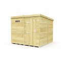 7ft x 8ft Pent Security Shed