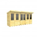 14ft x 4ft Pent Summer House