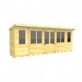 18ft x 4ft Pent Summer House