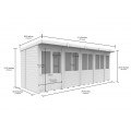 18ft x 6ft Pent Summer House