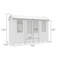 4ft x 10ft Apex Summer House