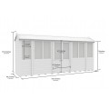 4ft x 16ft Apex Summer House