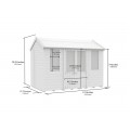 5ft x 10ft Apex Summer House