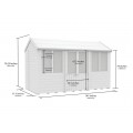 5ft x 12ft Apex Summer House