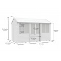 6ft x 12ft Apex Summer House