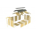 4ft x 16ft Apex Summer House