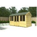 5ft x 18ft Apex Summer House