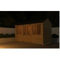 4ft x 16ft Apex Summer House
