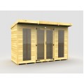 10ft x 4ft Pent Summer House (Full Height Window)