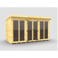 12ft x 6ft Pent Summer House (Full Height Window)