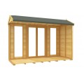 4ft x 10ft Apex Summer House (Full Height Window)