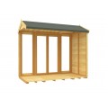 4ft x 8ft Apex Summer House (Full Height Window)