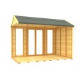 5ft x 10ft Apex Summer House (Full Height Window)