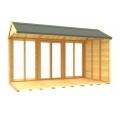 5ft x 12ft Apex Summer House (Full Height Window)