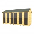 5ft x 14ft Apex Summer House (Full Height Window)