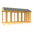 5ft x 14ft Apex Summer House (Full Height Window)