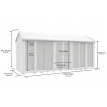 5ft x 16ft Apex Summer House (Full Height Window)