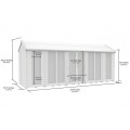 5ft x 18ft Apex Summer House (Full Height Window)