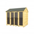 5ft x 8ft Apex Summer House (Full Height Window)