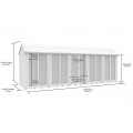 6ft x 20ft Apex Summer House (Full Height Window)