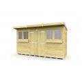 12ft x 4ft Pent Summer Shed